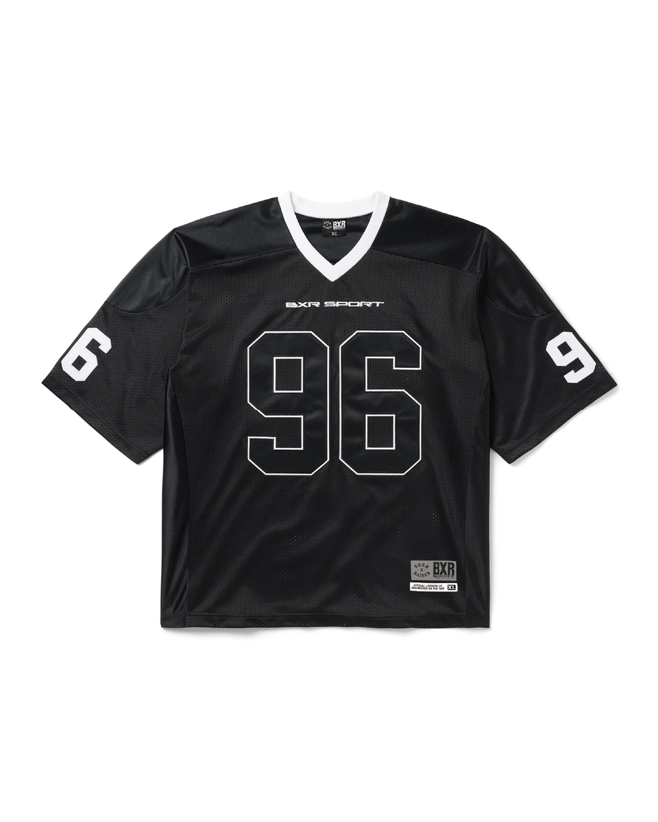 BAGARCH BGHB FOOTBALL JERSEY 【BLK】 BXR SPORT: 96 FOOTBALL JERSEY: BLACK – Born X Raised