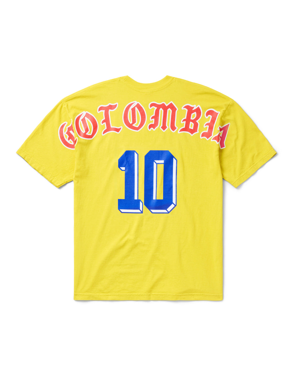 COLOMBIA EYEBUSTER TEE: YELLOW – Born X Raised