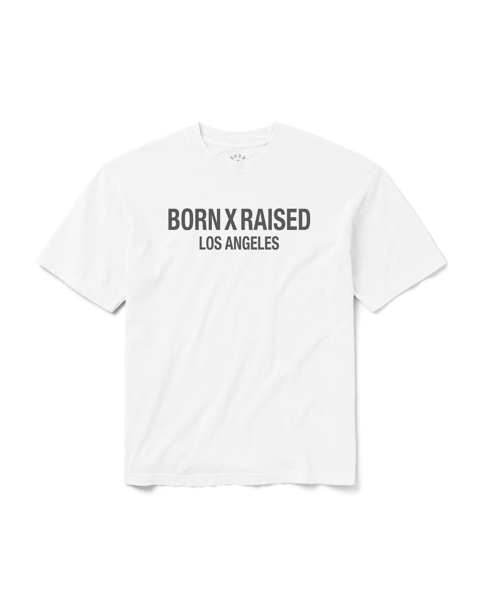 HEADLINE TEE: WHITE – Born X Raised