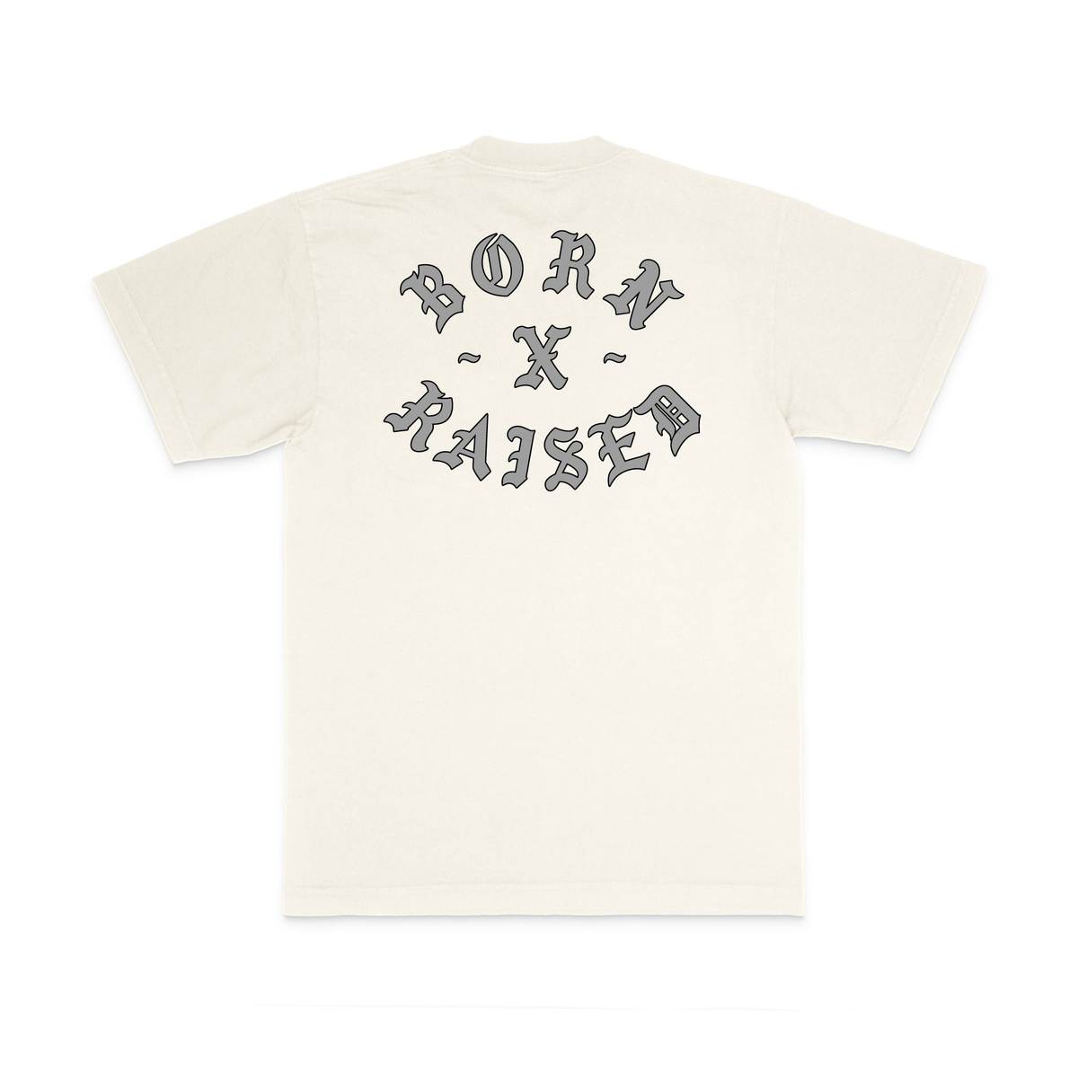 SNOOTY ROCKER TEE: CREAM / GREY – Born X Raised