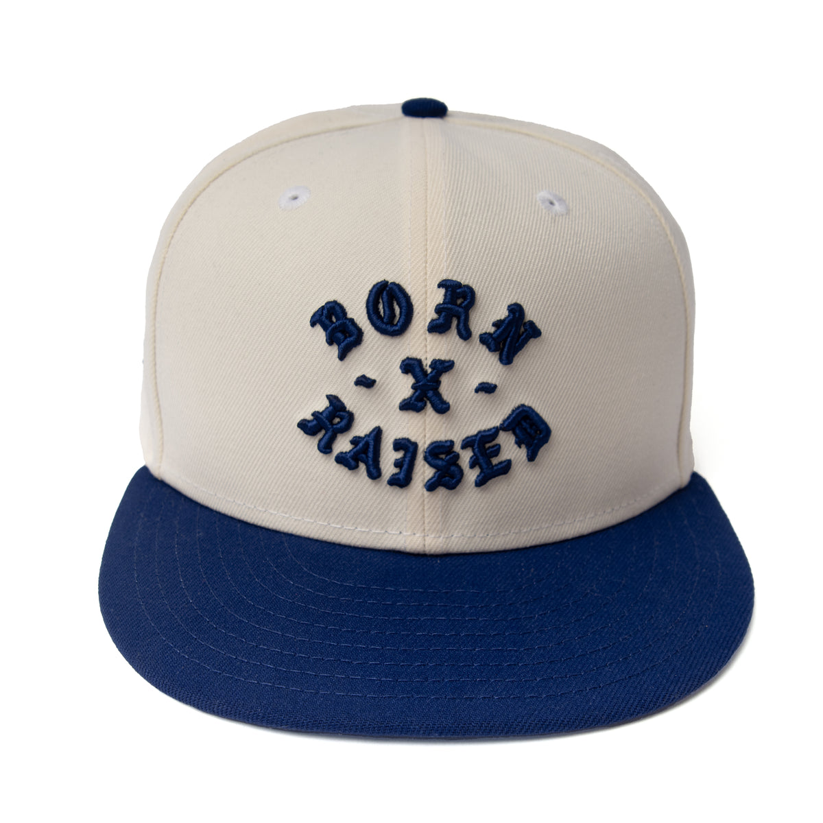 BORN X RAISED + MR CARTOON キャップ CAP BORN X RAISED + MR CARTOON TEMPTATION ROCKER SNAPBACK: CREAM
