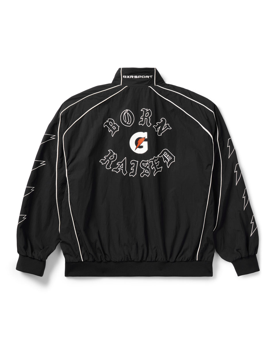 BORN X RAISED ジャケット Sサイズ ブラック BORN X RAISED + GATORADE TRACK JACKET: BLACK – Born X Raised