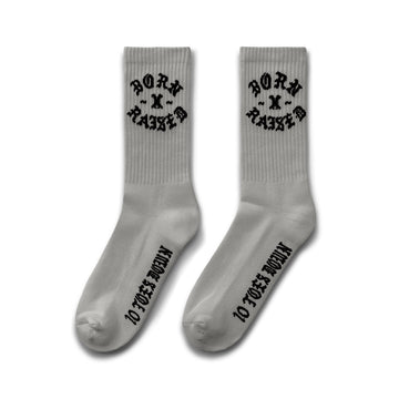 BORN X RAISED×©SAINT M×××××× LA SOCKS SAINT Mxxxxxx BORN X RAISED × SAINT Mxxxxxx LA Socks （White