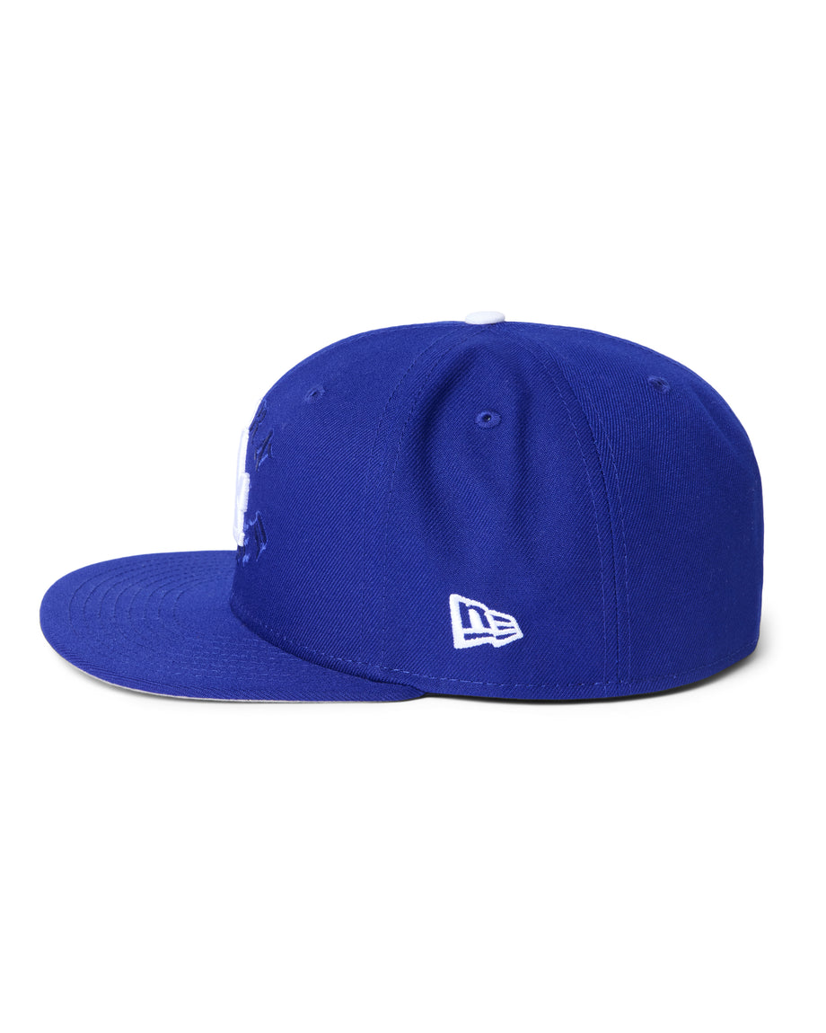 NEW ERA BORN X RAISED + DODGERS 2025 WORLD SERIES FITTED: BLUE