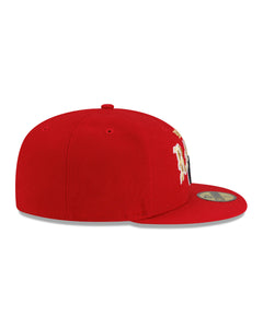 BORN X RAISED + 49ERS OLD ENGLISH FITTED: RED – Born X Raised
