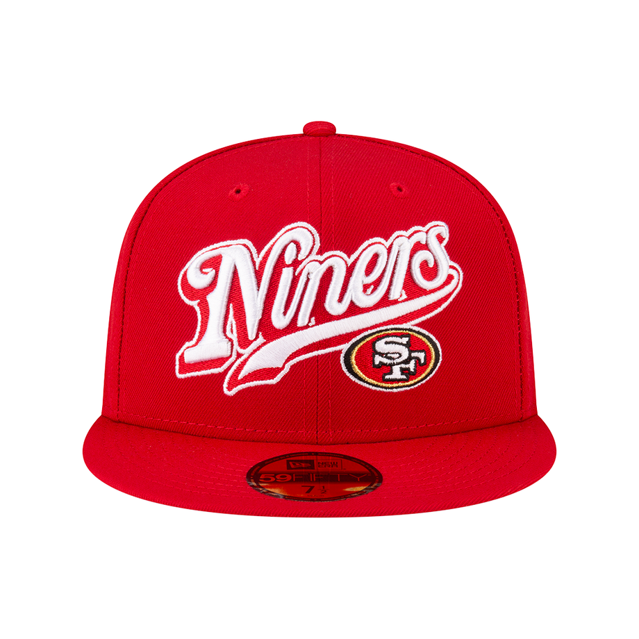 49ERS 赤 ベージュ Men's New Era Cream/Scarlet San Francisco 49ers Two-Tone