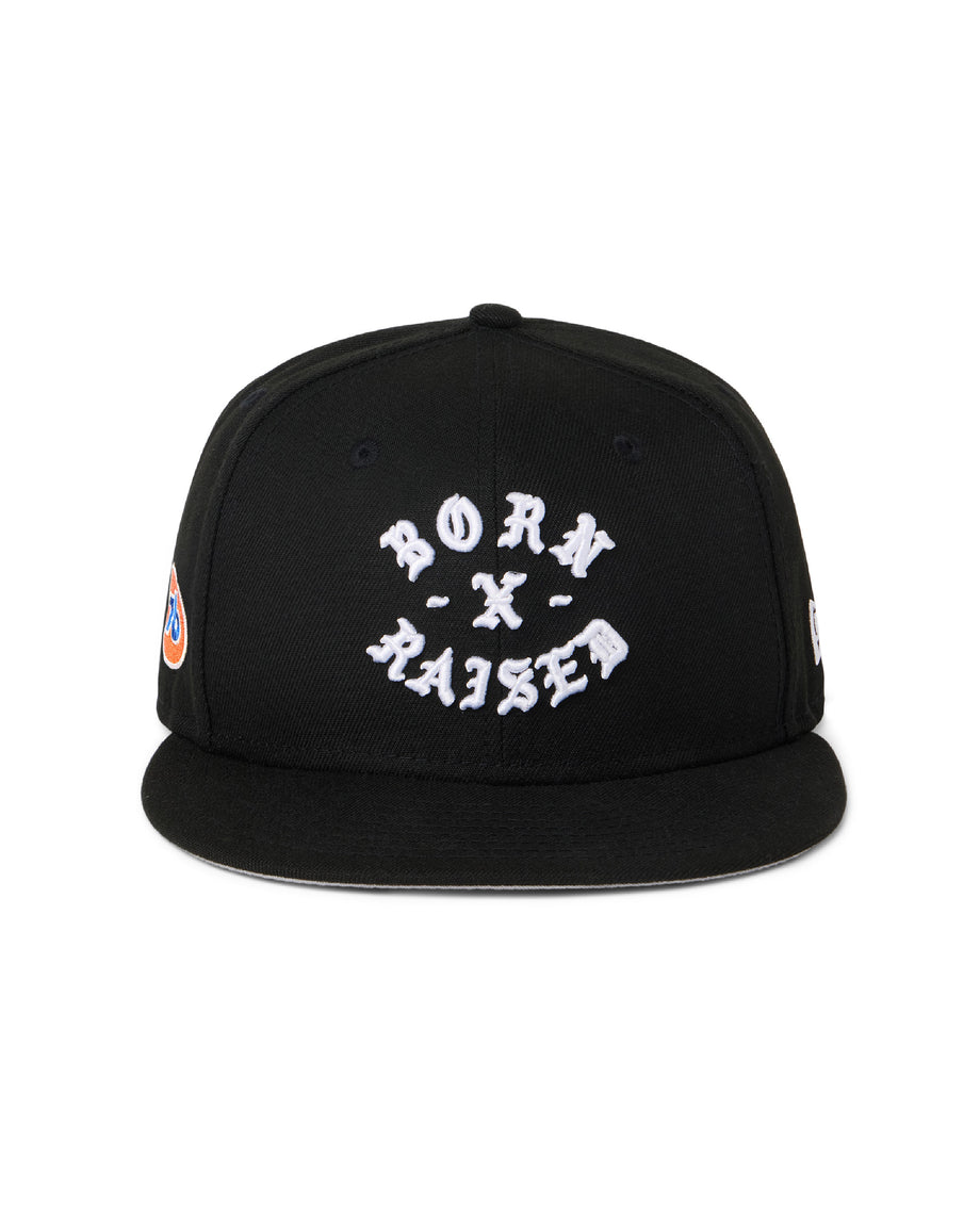 BORN X RAISED + 76 ROCKER HAT: BLACK – Born X Raised