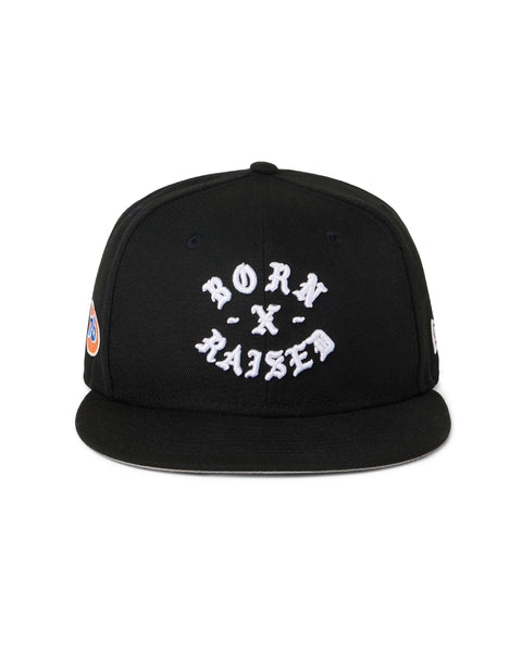 BORN X RAISED + 76 ROCKER HAT: BLACK – Born X Raised