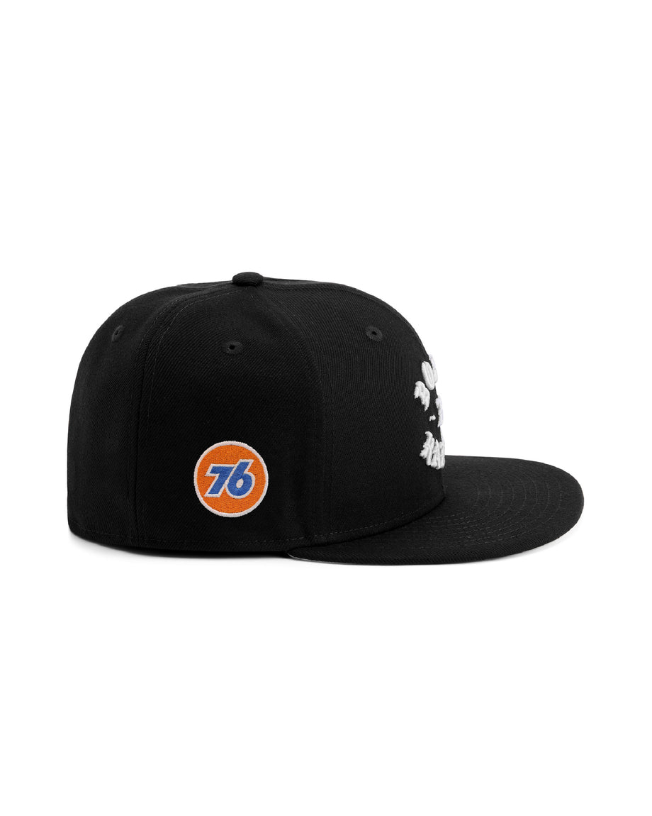 BORN X RAISED + 76 ROCKER HAT: BLACK – Born X Raised