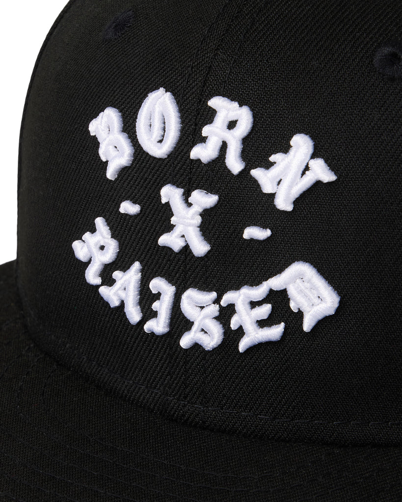 BORN X RAISED + 76 ROCKER HAT: BLACK – Born X Raised