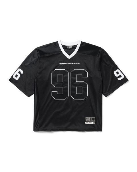 BXR SPORT: 96 FOOTBALL JERSEY: BLACK – Born X Raised