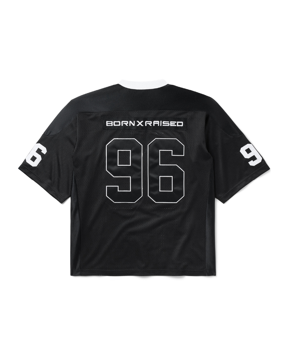 BXR SPORT: 96 FOOTBALL JERSEY: BLACK – Born X Raised