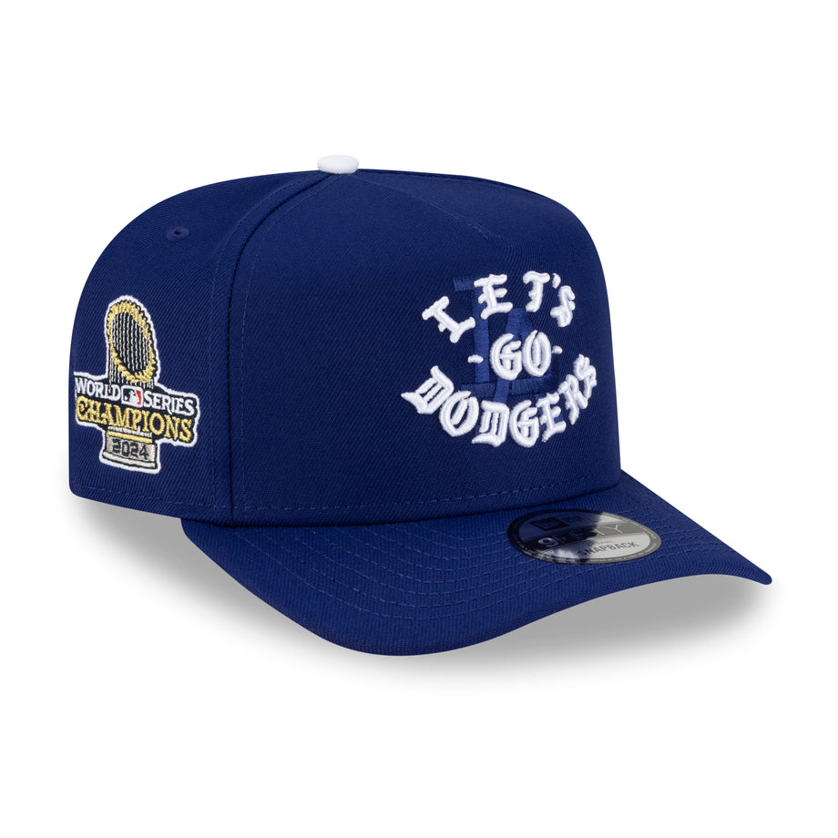 MC BORN RAISED DODGERS ROCKER HAT BLUE 青 BORN X RAISED + DODGERS LGD ROCKER A-FRAME SNAPBACK: BLUE – Born X