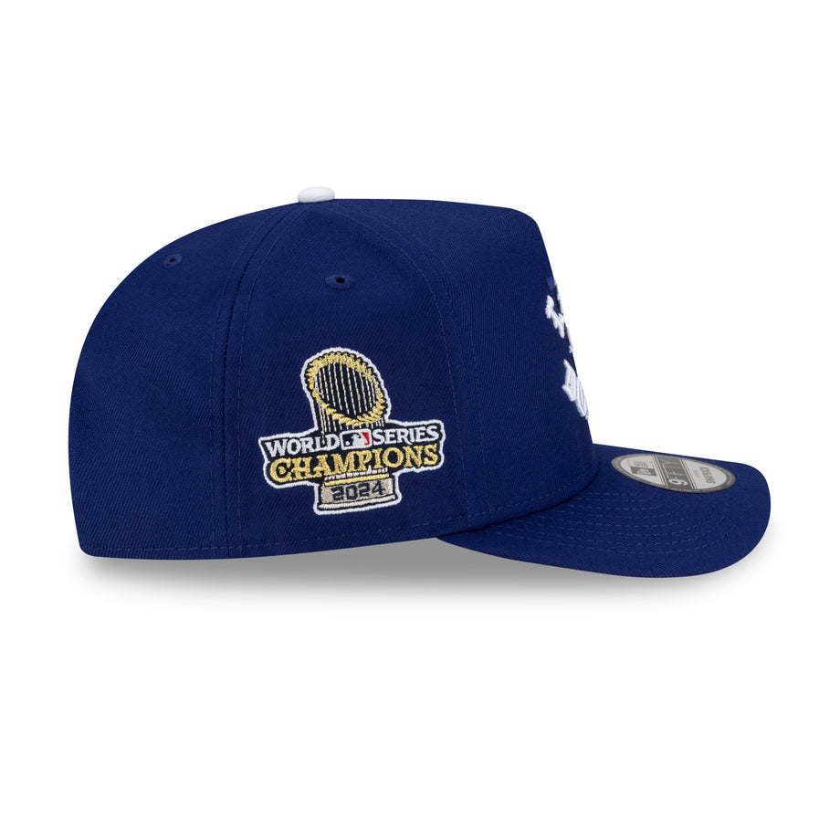 MC BORN RAISED DODGERS ROCKER HAT BLUE 青 BORN X RAISED + DODGERS LGD ROCKER A-FRAME SNAPBACK: BLUE – Born X