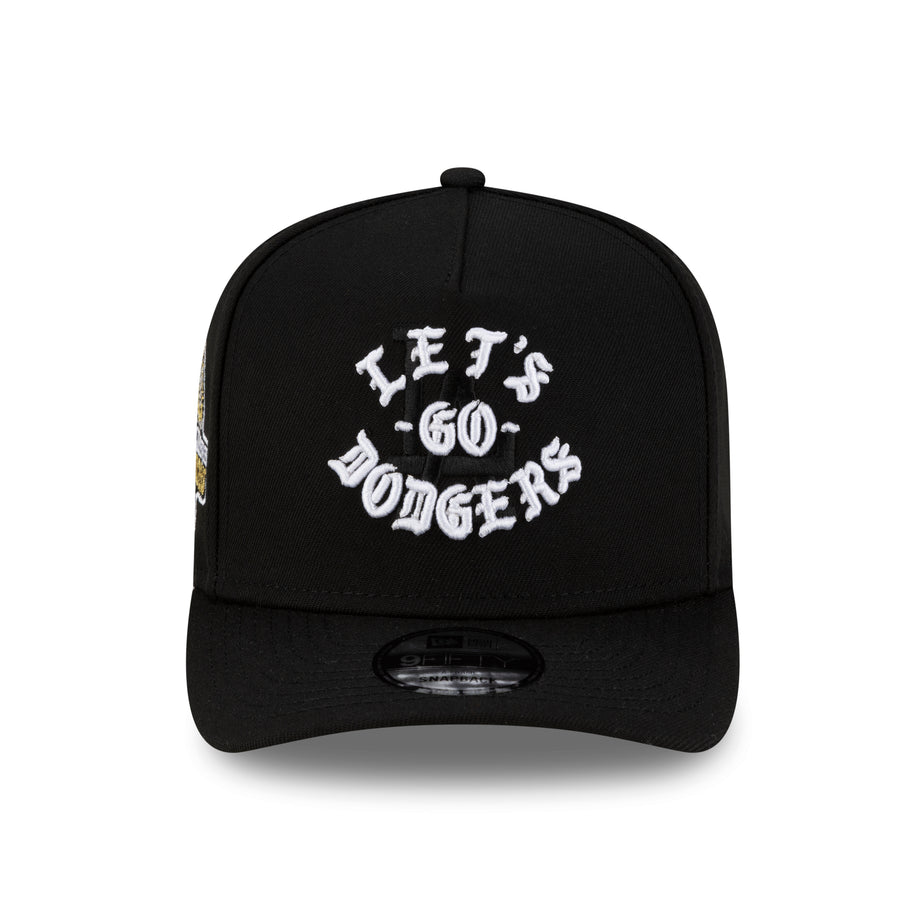 BORN X RAISED + DODGERS LGD ROCKER A-FRAME SNAPBACK: BLACK – Born