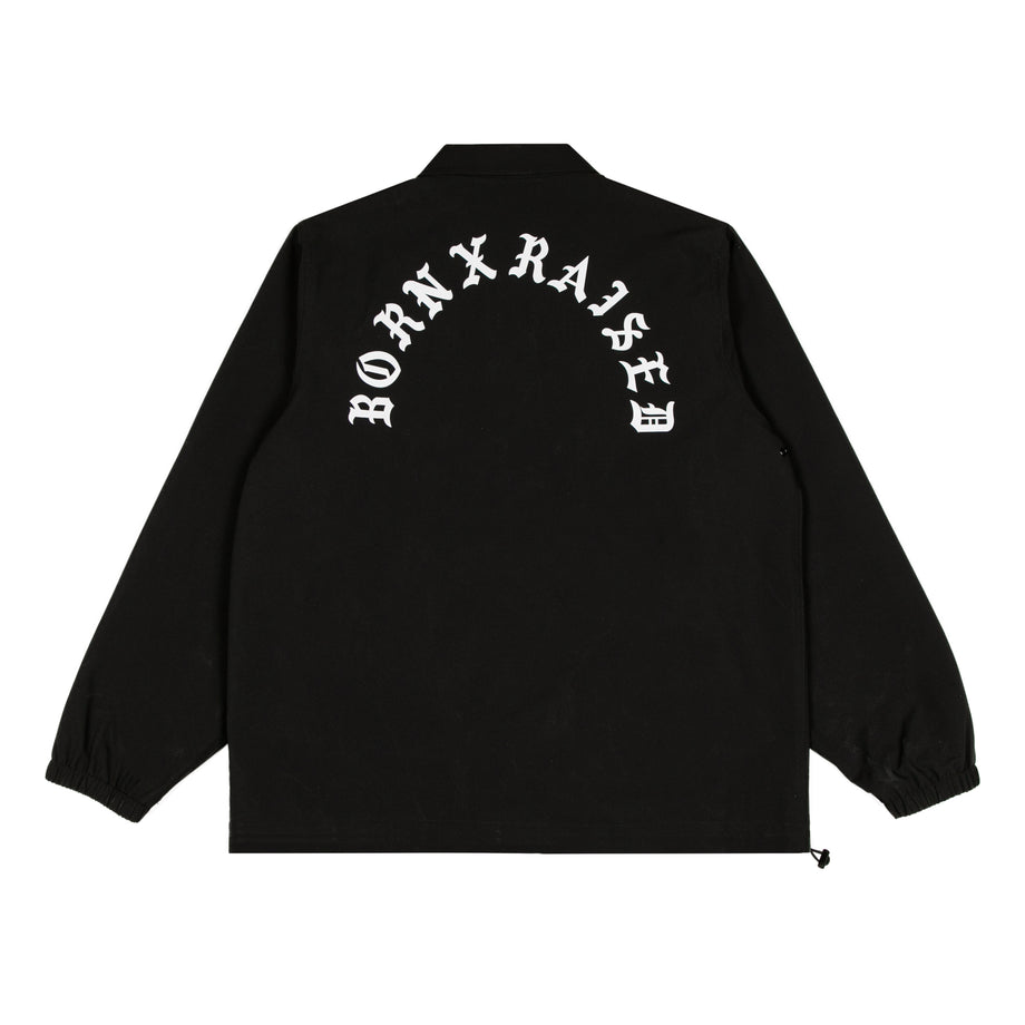 BXR ARCH COACH JACKET: BLACK – Born X Raised