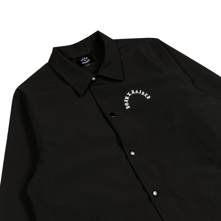 BXR ARCH COACH JACKET: BLACK – Born X Raised