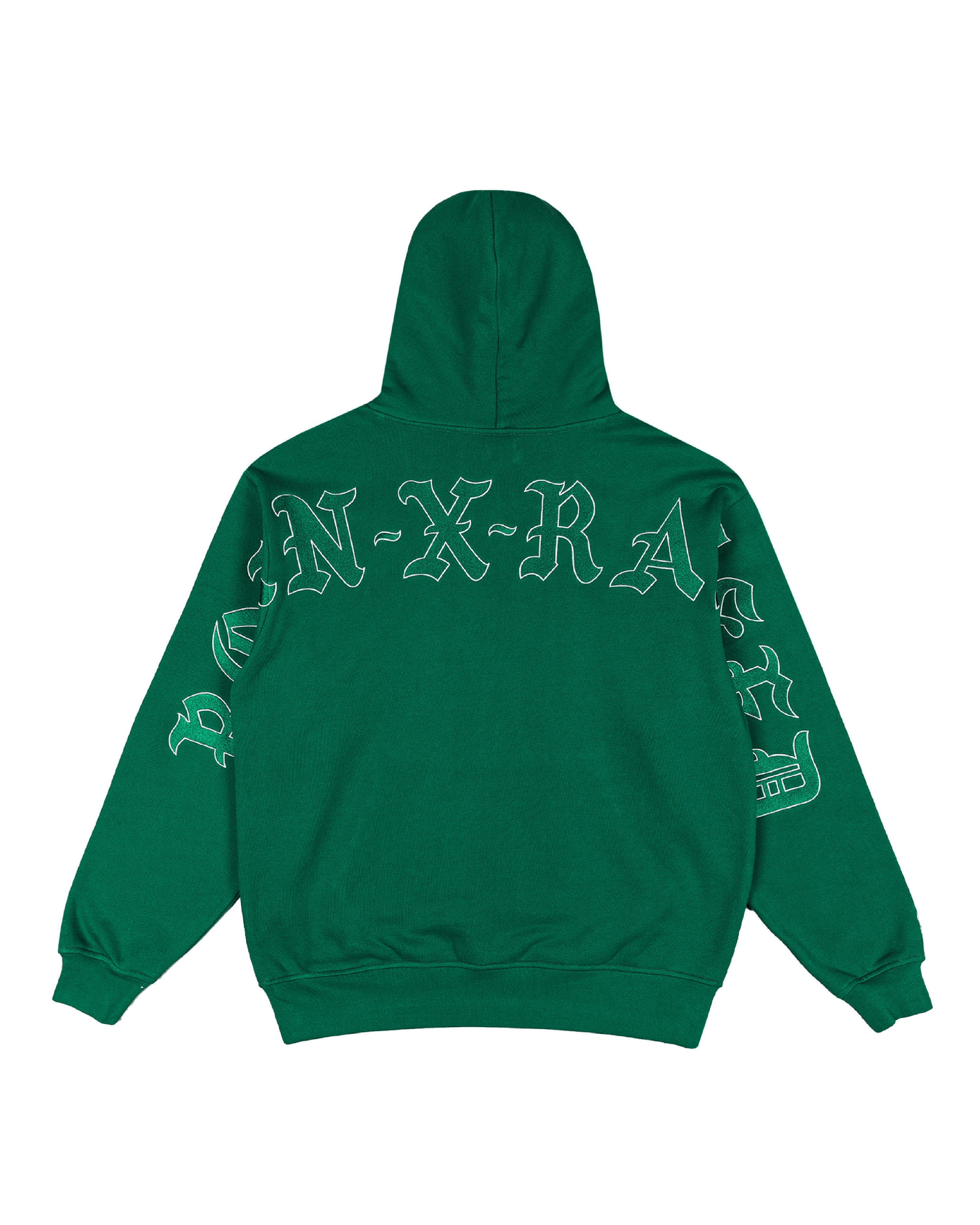 BXR JUMBO ARCH HOODIE: FOREST GREEN – Born X Raised