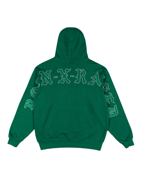 BXR JUMBO ARCH HOODIE: FOREST GREEN – Born X Raised
