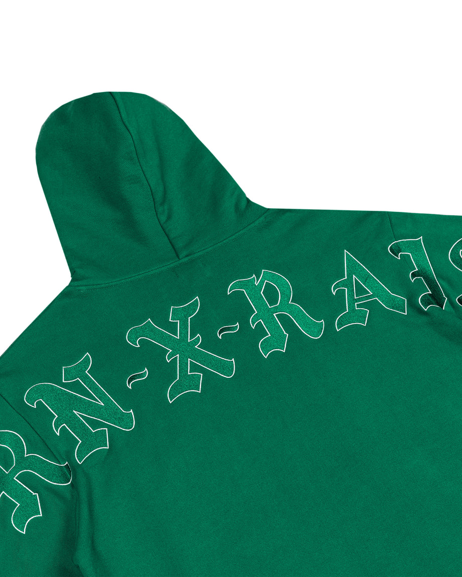 BXR JUMBO ARCH HOODIE: FOREST GREEN – Born X Raised