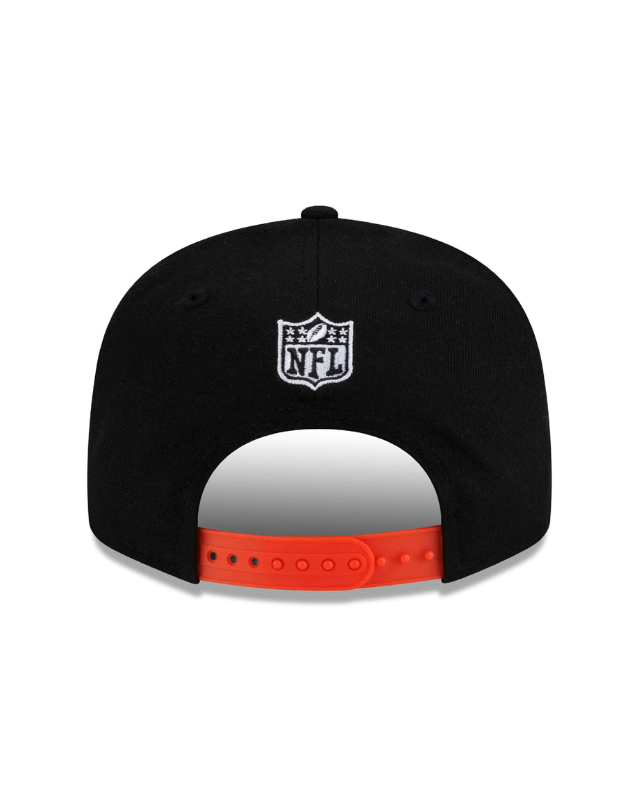 BORN X RAISED + BENGALS OLD ENGLISH SNAPBACK: BLACK / ORANGE