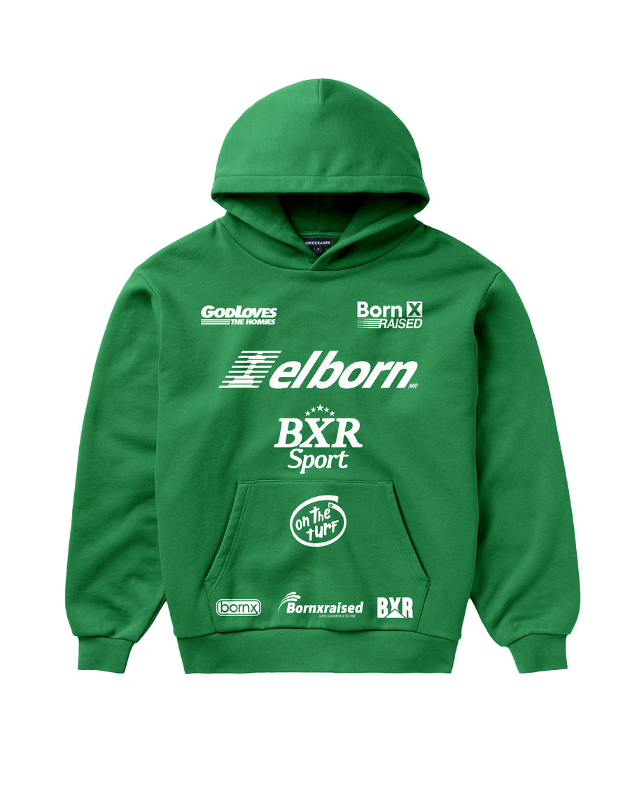 BILLBOARD HOODIE: KELLY GREEN – Born X Raised