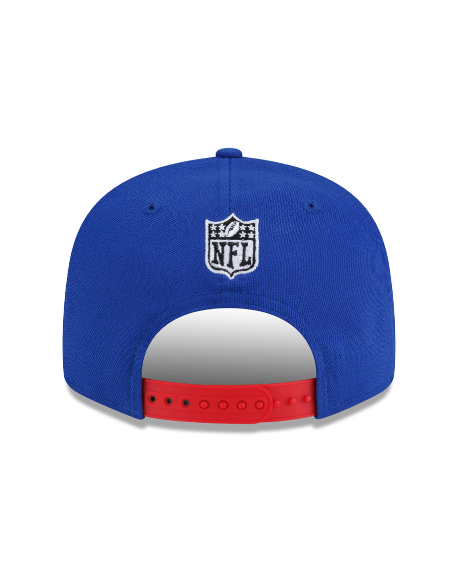 BORN X RAISED + BILLS OLD ENGLISH SNAPBACK: BLUE / RED – Born X Raised