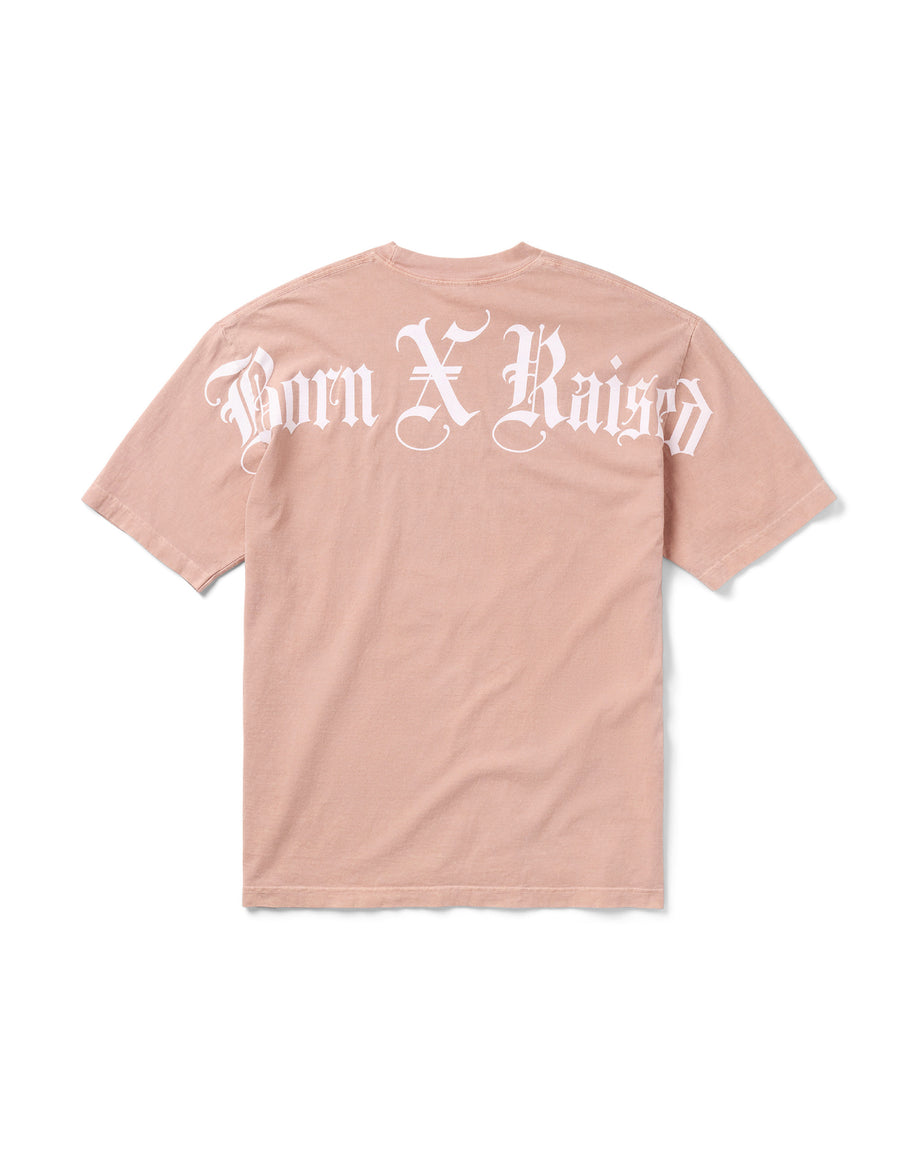 BLACKLETTER JUMBO ARCH TEE: DUSTY ROSE – Born X Raised