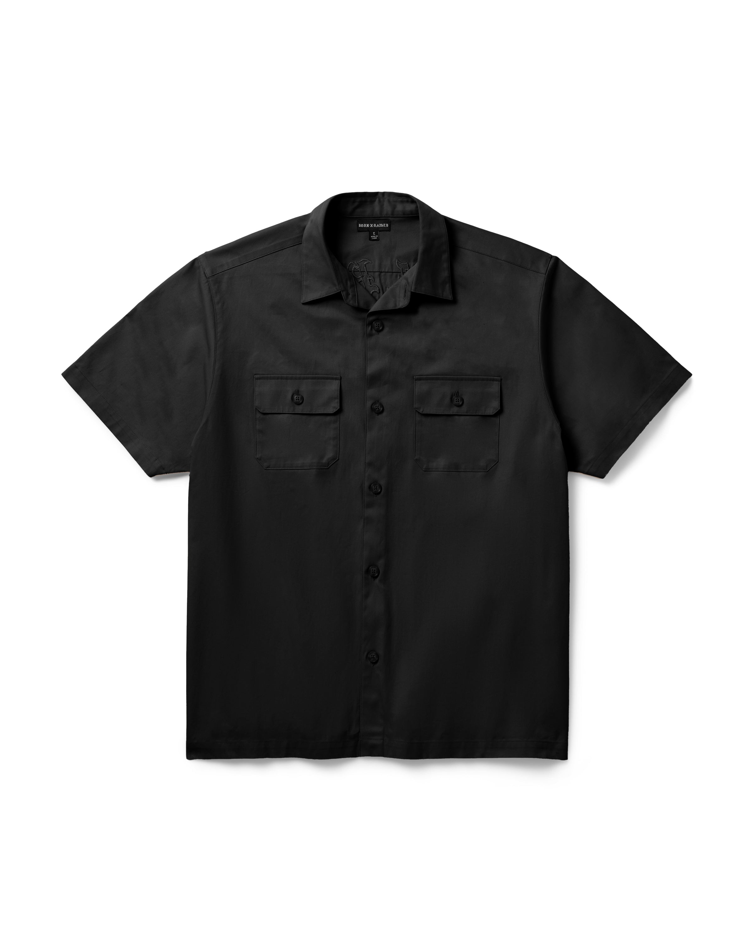 BXR ARCH WORK SHIRT: BLACK – Born X Raised