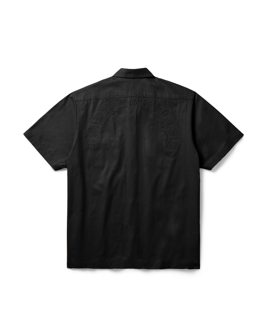 BXR ARCH WORK SHIRT: BLACK – Born X Raised