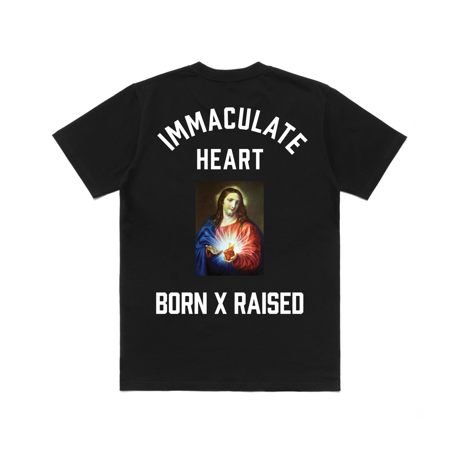 IMMACULATE TEE: BLACK – Born X Raised