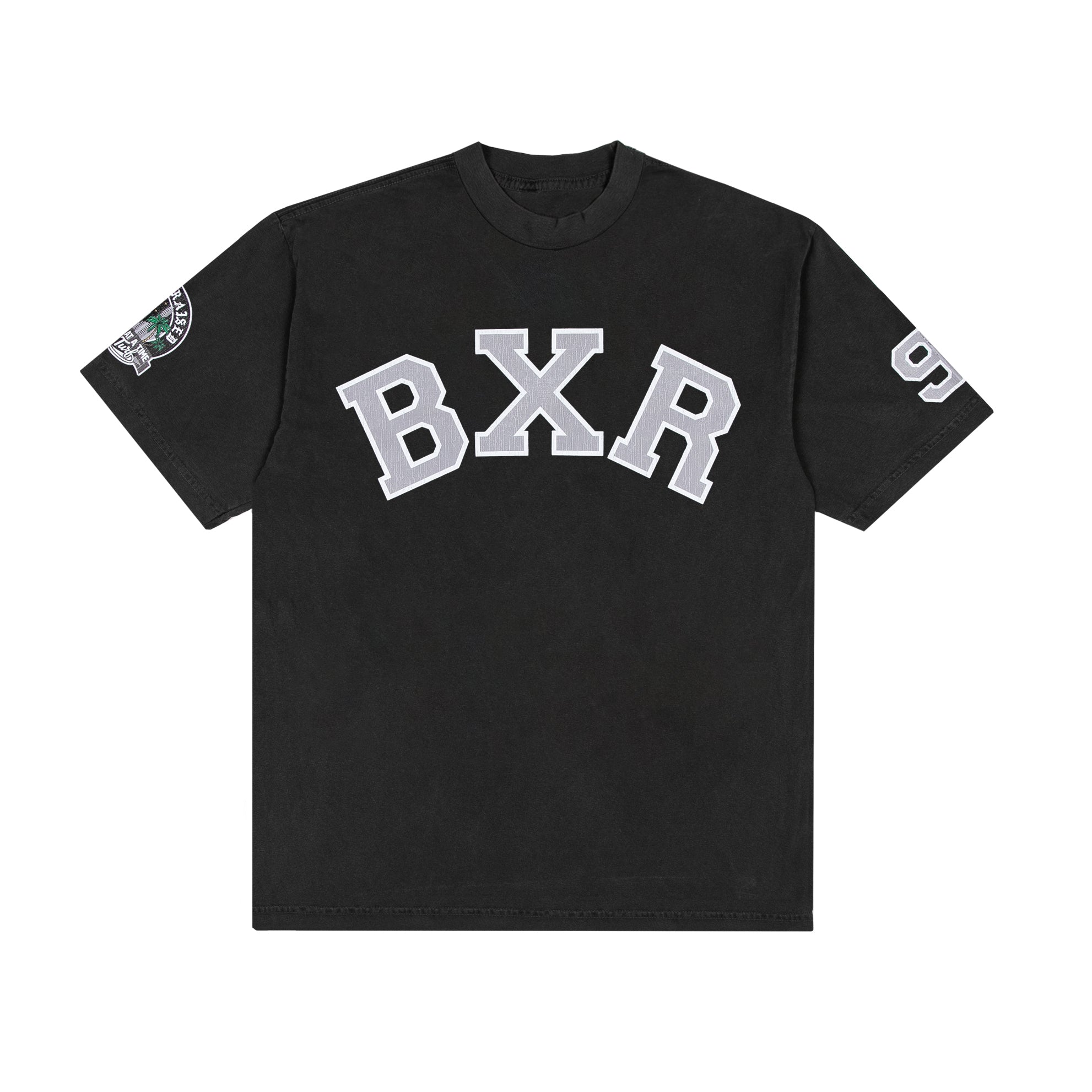 BXR COLLEGE TEE: VINTAGE BLACK – Born X Raised
