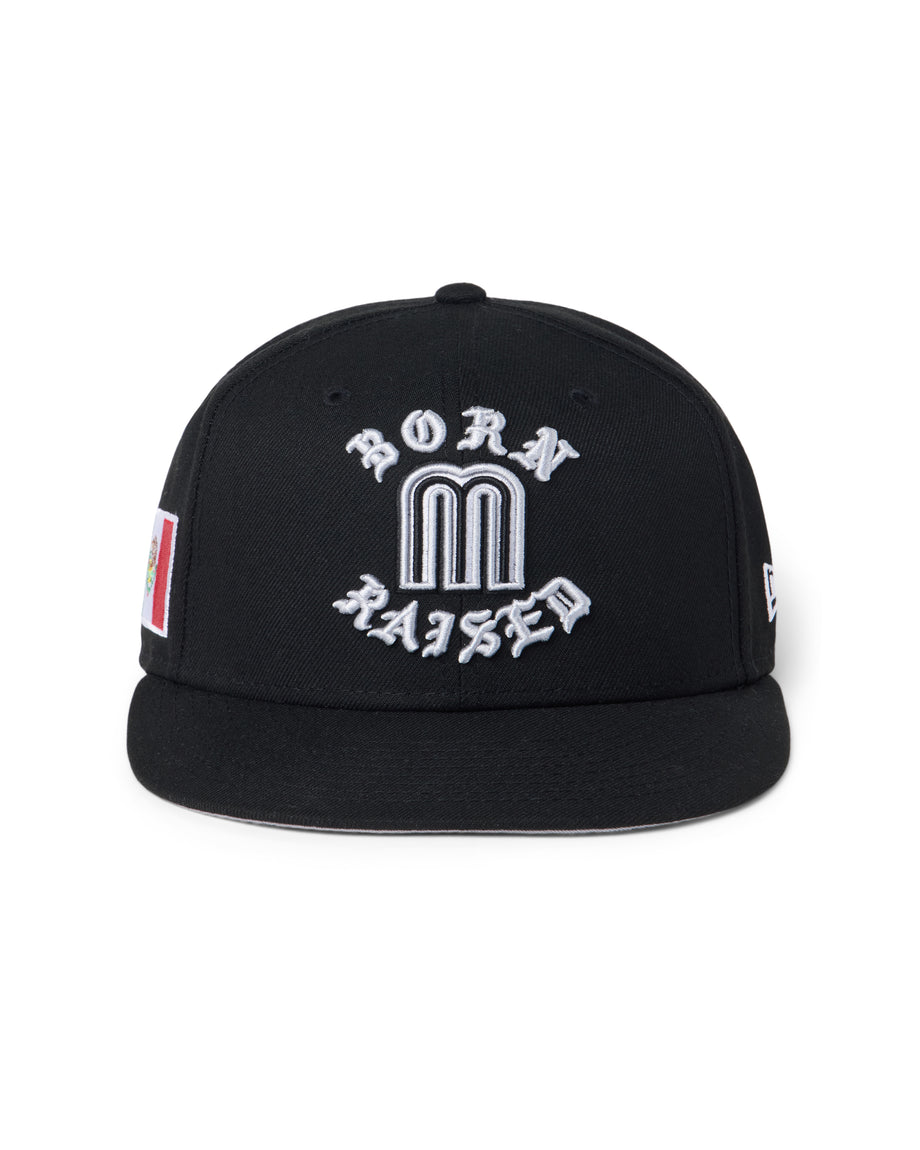 BORN X RAISED + WBC MEXICO ROCKER FITTED: BLACK – Born X Raised