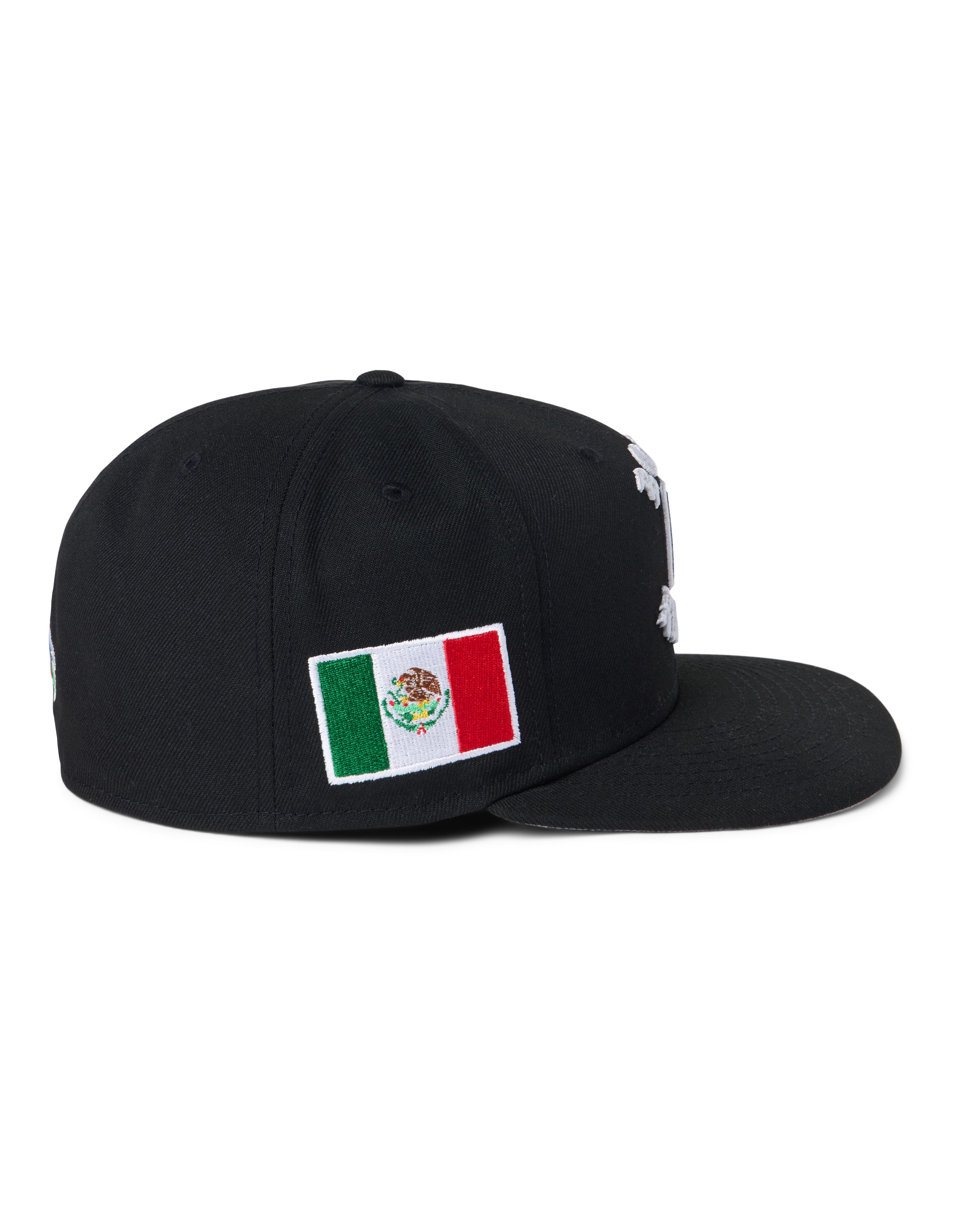BORN X RAISED + WBC MEXICO ROCKER FITTED: BLACK – Born X Raised