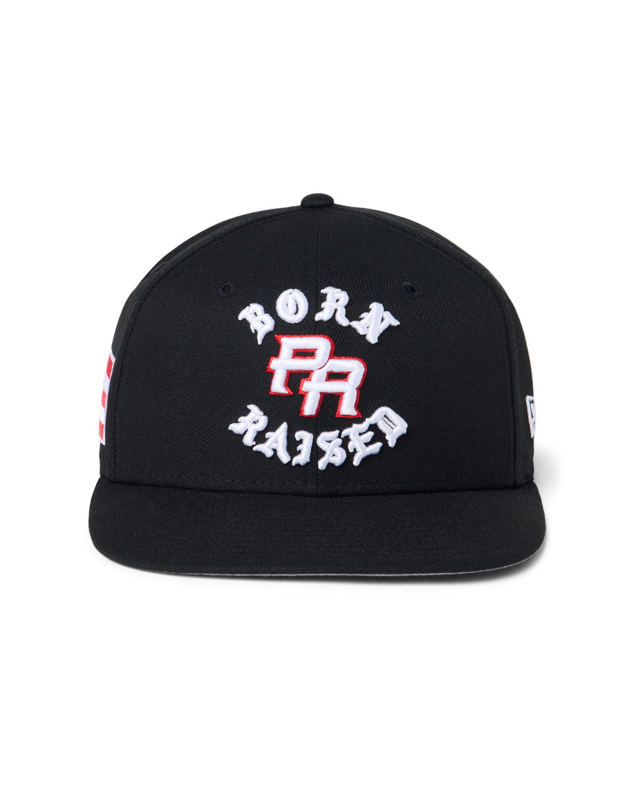 BORN X RAISED + WBC PUERTO RICO ROCKER FITTED: BLACK – Born X Raised