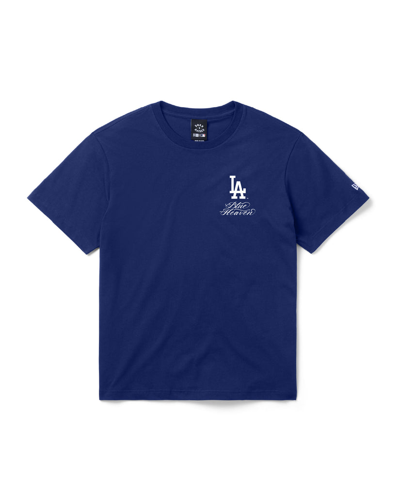 BORN X RAISED + DODGERS FINE LINE TEE: BLUE – Born X Raised