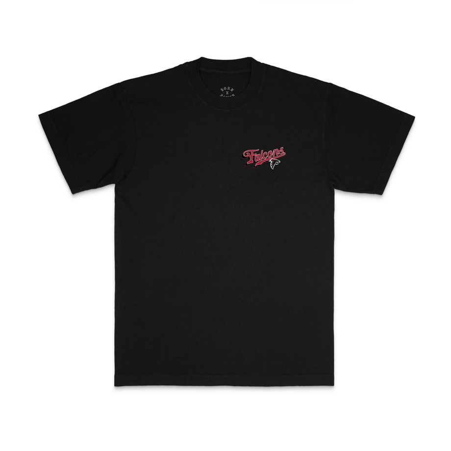 【希少M】BORN X RAISED × NFL ファルコンズT BORN X RAISED + FALCONS PRO SCRIPT TEE: BLACK – Born X Raised