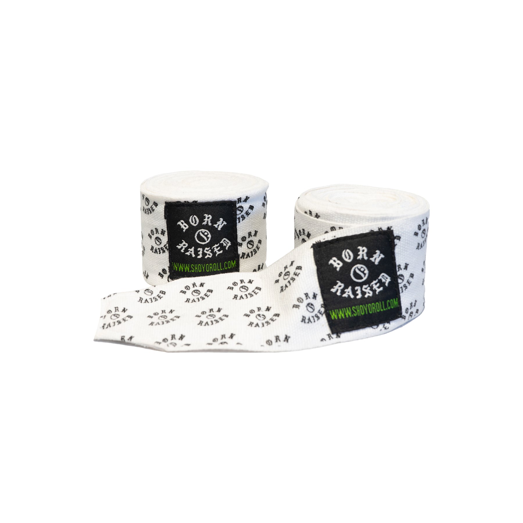 BORN X RAISED + SHOYOROLL HANDWRAPS: WHITE