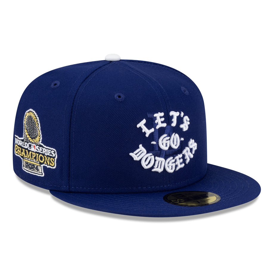 帽子 BORN X RAISED DODGERS WORLD SERIES BORN X RAISED + DODGERS LGD ROCKER FITTED: BLUE – Born X Raised