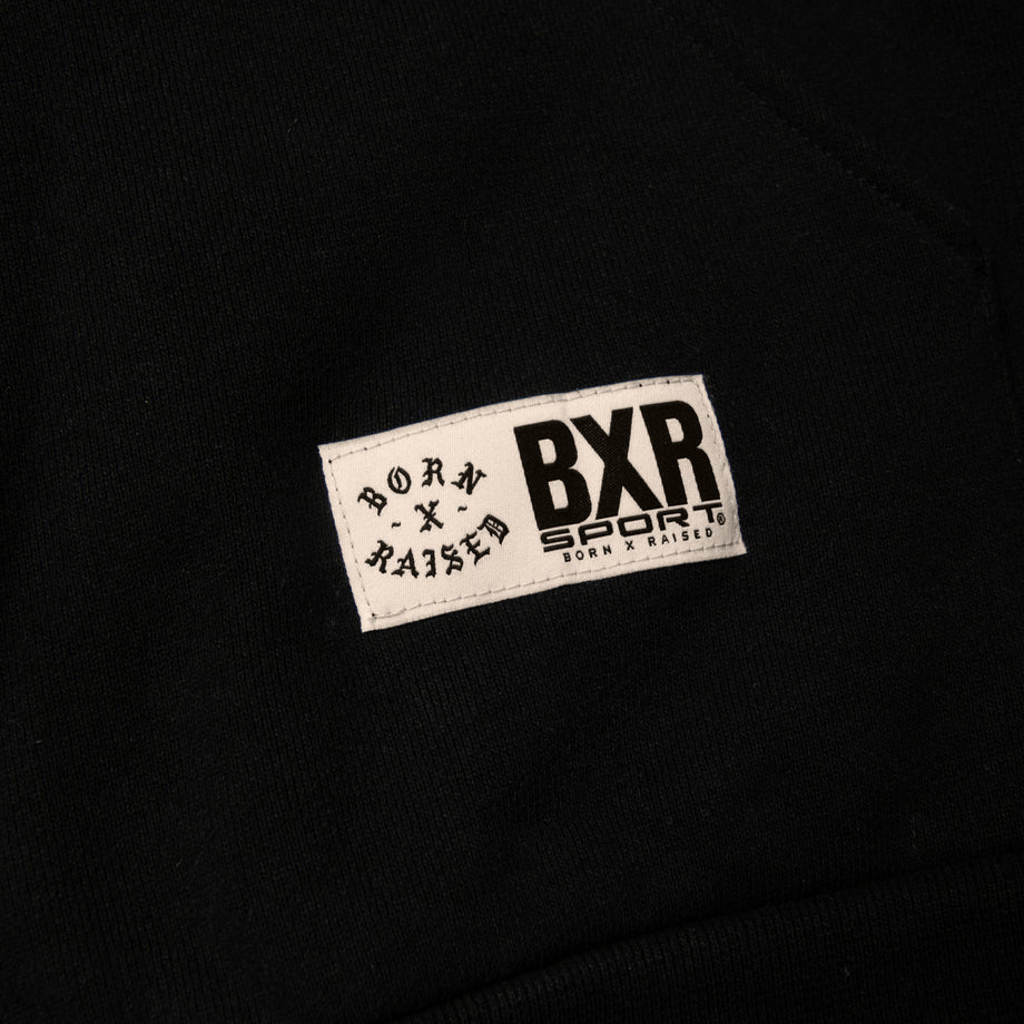 BXR SPORT: LIGHT SHINING ROCKER HOODIE: BLACK – Born X Raised