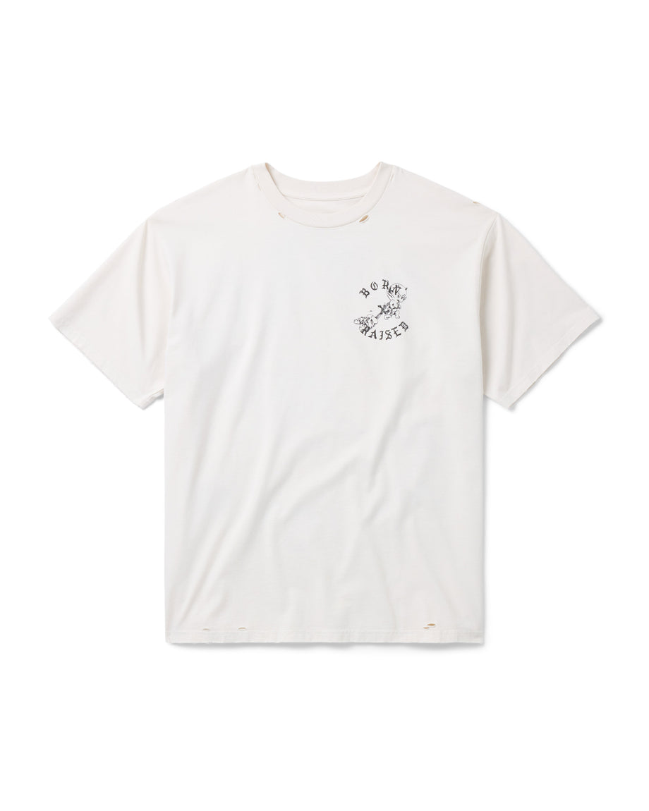 LIL DEVIL ROCKER TEE: OFF WHITE – Born X Raised