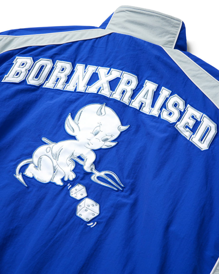 LIL DEVIL WINDBREAKER: BLUE / GREY – Born X Raised