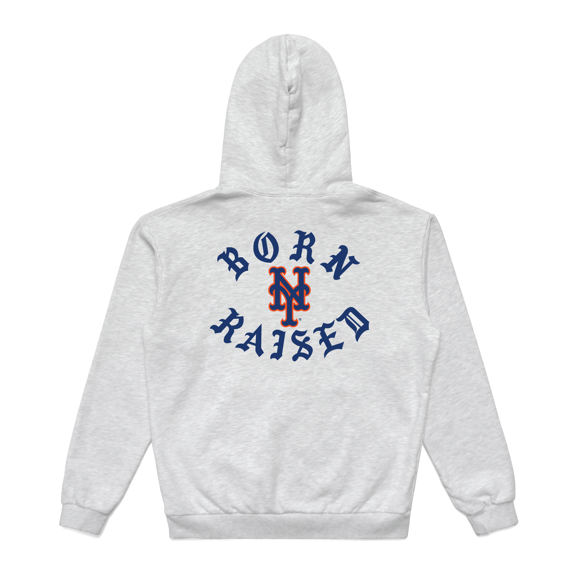 MC BORN RAISED HUSTLER ROCKER HOODIE グレー BORN X RAISED + METS ROCKER HOODIE: HEATHER GREY – Born X Raised