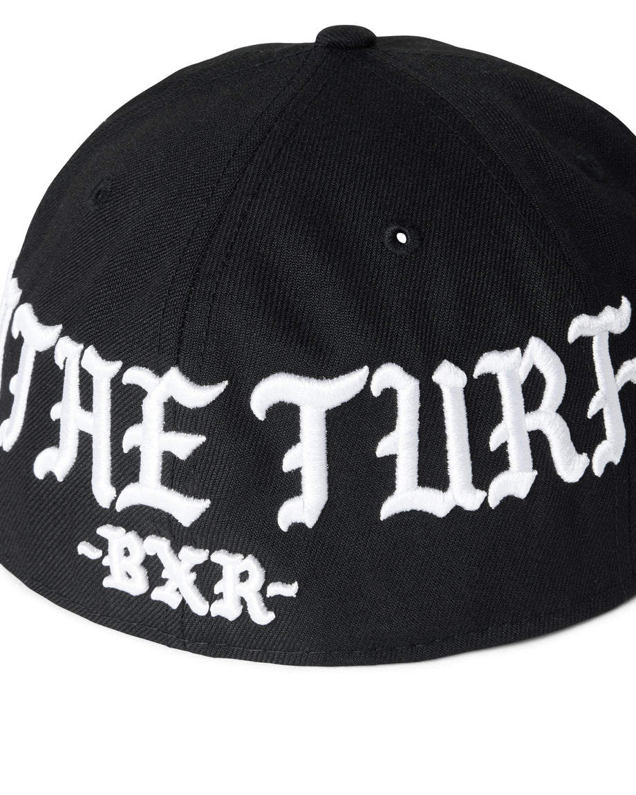 BIRTH OF  CHILD ブラックキャップ ON THE TURF FITTED HAT: BLACK – Born X Raised
