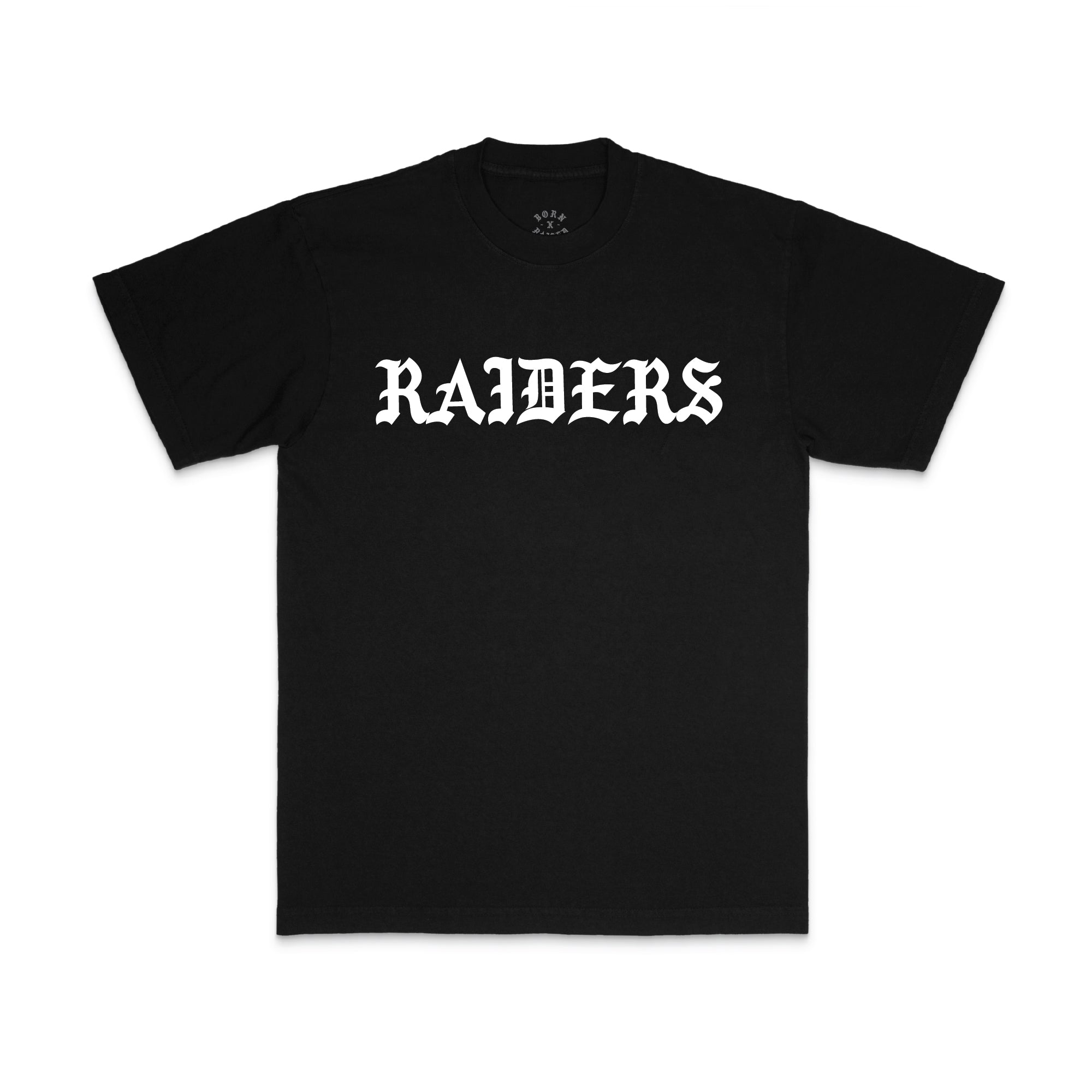 BORN X RAISED + RAIDERS CLASSIC TEE: BLACK – Born X Raised