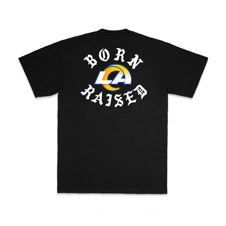 BORN X RAISED + RAMS CLASSIC TEE: BLACK – Born X Raised
