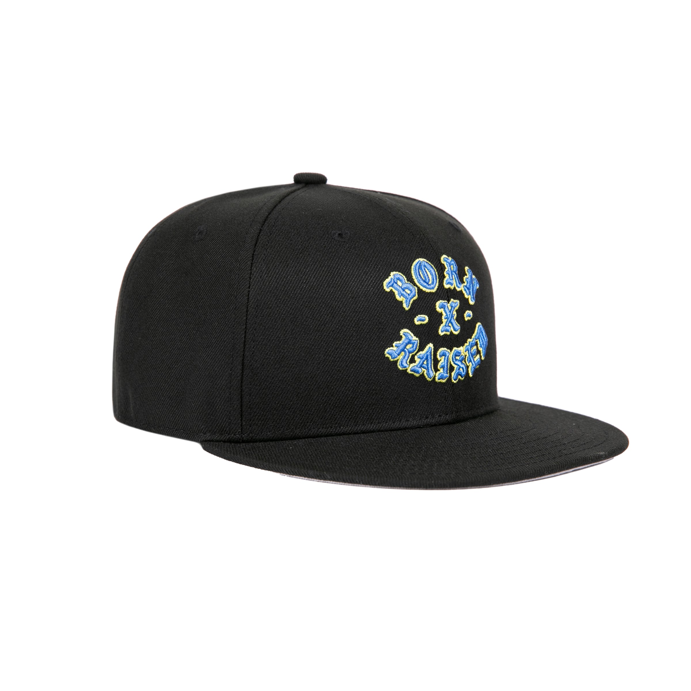 キャップ BORN X RAISED ROCKER SNAPBACK HAT: BLACK / BLUE – Born X Raised