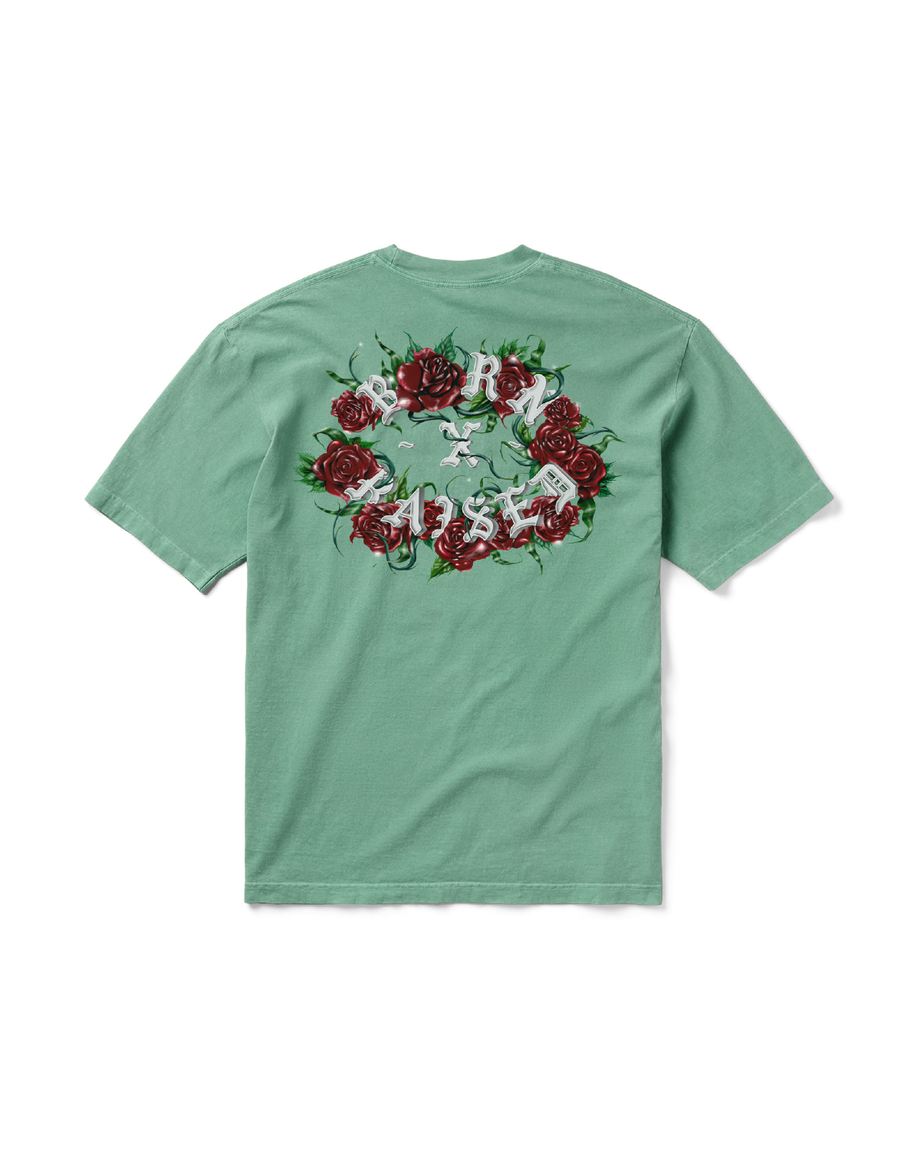 ROSES ROCKER TEE: SAGE – Born X Raised