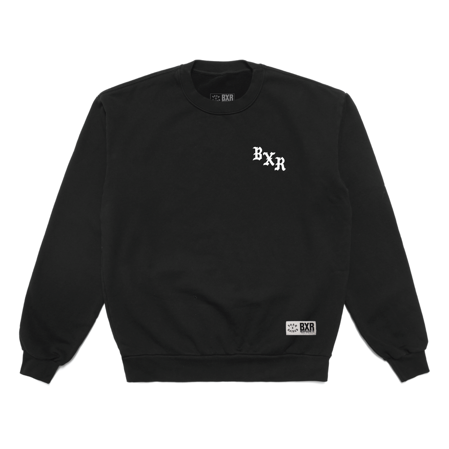 【美品】Born X Raised Crewneck Sweatshirt L MICRO ROCKER CREWNECK: HEATHER GREY – Born X Raised