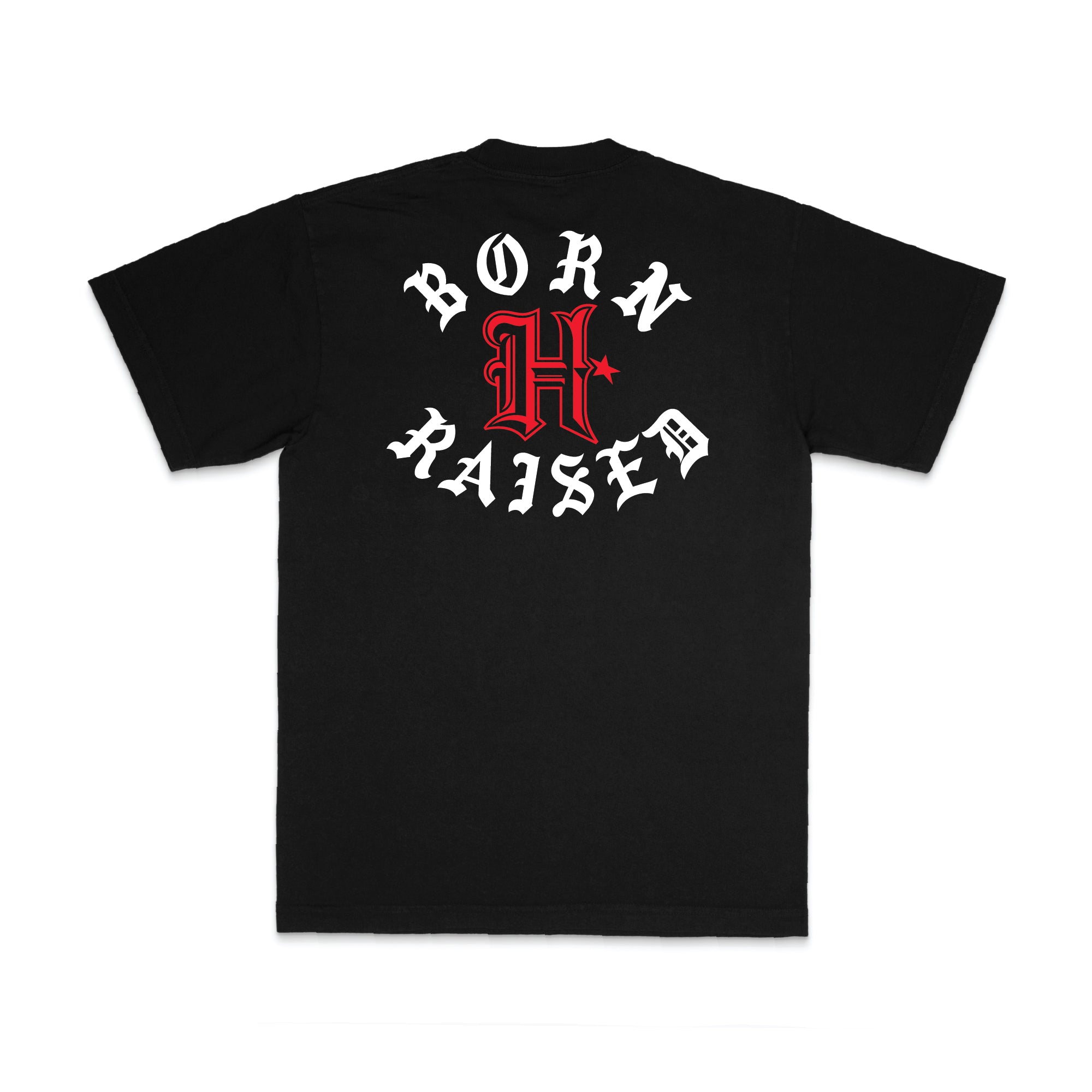 BORN X RAISED / Tシャツ/--/コットン/BLK/プリント BORN X RAISED + TEXANS CLASSIC TEE: BLACK – Born X Raised